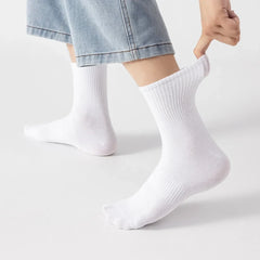Plus Size Cotton Crew Socks