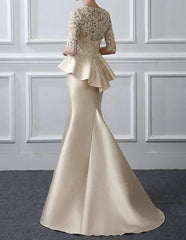 Elegant Chiffon Mother-of-the-Bride Pantsuit Gown