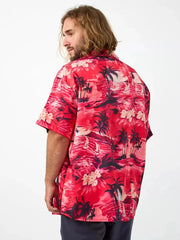 Floral 3D Print Casual Shirt