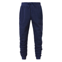 Men's Athletic Trainning Joggers Casual Loose Fit Sweatpants Spring Fall Fleece Lined Pants Elastic Waist Drawstring Trousers