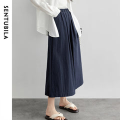 Office Essential A-Line Midi Skirt