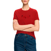 Elegant Embroidered Summer Cotton Tee