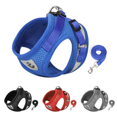 Escape-Proof Mesh Cat Harness Set