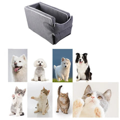 Car Center Console Pet Bed Mat Fiber Pet Safety Seat Essential for Cat & Do Travel Small pet car carrierNon-slip pet car s
