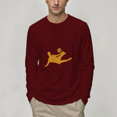 Printed Long Sleeve Tee Men