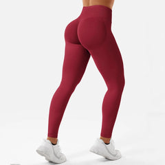 Leggings Women Seamless Leggings Gym Energy Low Ribbed Waistband Yoga Pants Back Scrunch Booty Tights Pants