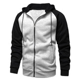 Men’s Fleece Zip-Up Hooded Sweatshirt