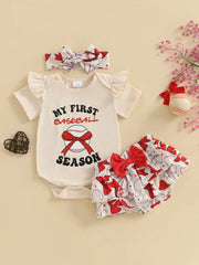 Floral Ruffle Toddler Summer Set