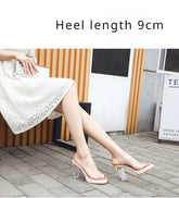 Bling Crystal Platform Comfort Sandals