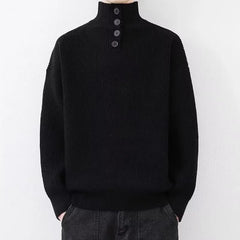 Sweater Men's Winter Turtleneck Base Layer Warm Thickened Wool Pullovers
