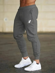 26Men's Casual Fitness Joggers Elastic Waist Lightweight Knit Fabric Comfortable Stretch Design Running Training Sports Pants
