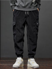 Elastic Waist Casual Jogger Pants