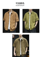 Trendy Casual Zipper Shirt Men