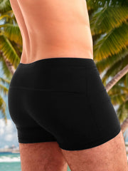 Swimming Trunks with Fashion Prints Men Quick Dry Beach Boxer Shorts with Drawstring Boy Swimwear Underpants
