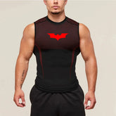 Men's Quick Dry Sport Vest Summer Training Tanktop Sleeveless Gym Workout Fitness Tops Running Tee for Active Men