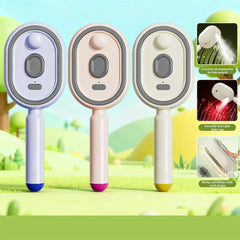 Rechargeable Hairs Massage Brush 3-in-1 Electric Spray Air Cushion Massage Comb for Frizzy Hair Scalp Care Relieve Hair Tangles