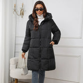 Hooded Quilted Winter Long Parka
