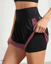 Rayon Double Layer Jogging Shorts