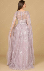 Sparkling Pink Mother Wedding Gown
