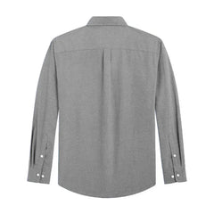 Solid Oxford Business Button Shirt