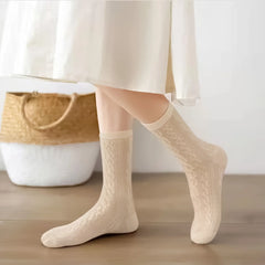 Colorful Floral Calf Socks Set