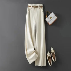 Fluid Wide Leg Office Slacks