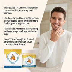 Bebeard Moisturizing Gel, Men's Beard Conditioner, Hydrates Skin Underneath, Professional Barbershop Beard Care Product