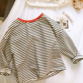 Striped Long Sleeve Baby Tee