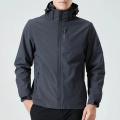 King Billion Men's Outdoor Hooded Windbreaker Jacket