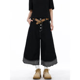 Vintage Gothic Wide Leg Jeans