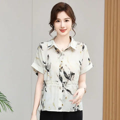 Printed Summer Casual Shirt Women