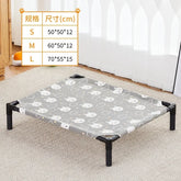 Elevated Pet Bed Dog Cat Folding Pet Camping Bed Cat Dog House Portable Removable Washable Four Seasons Cats Kennel Puppy Beds