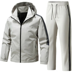 Tracksuits for Man Men's Cardigan Hoodie Set Sportswear 2 Piece Set Casual Running Fitness Suit Windproof Warm Set Sports Suits