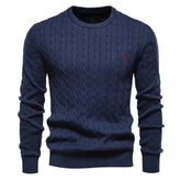 Giraffe Embroidered Knit Pullover