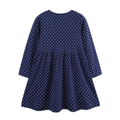 Butterfly Polka Princess Girls Dress