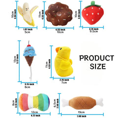 7-Piece Fruit Vegetable Sound Toys