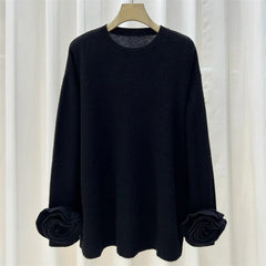 Slim Wool Knit Pullover Sweater