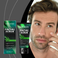 Men's Deep Cleansing Facial Scrub Non-Tight Exfoliating Skin Refreshing Face Care for Men