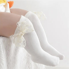 Baby Girl Lace Knee Socks