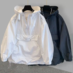 Waterproof Hooded Trench Jacket