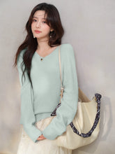 Elegant Wool Knit Skirt Set