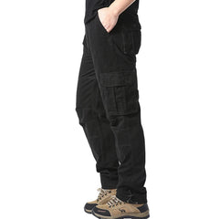 Loose Cotton Tactical Cargo Pants