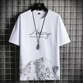 2023 Summer Men's Tracksuit 2 Piece Set Fashion Casual Solid Short-Sleeved T-Shirt and Shorts Sport Suit Breathable Man Clothing