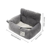 Dual-Use Dog Car Booster Seat