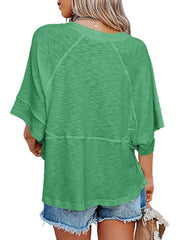 Batwing Crewneck Summer Tee