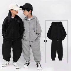 Bright Zip Casual Kids Hoodie