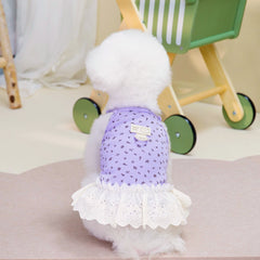 Floral Summer Dog Princess Skirt