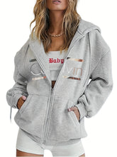 Cozy Zip Hooded Fleece Hoodie