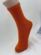 Metallic Knit Mid Calf Socks