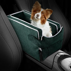 Car Center Console Pet Bed Mat Fiber Pet Safety Seat Essential for Cat & Do Travel Small pet car carrierNon-slip pet car s